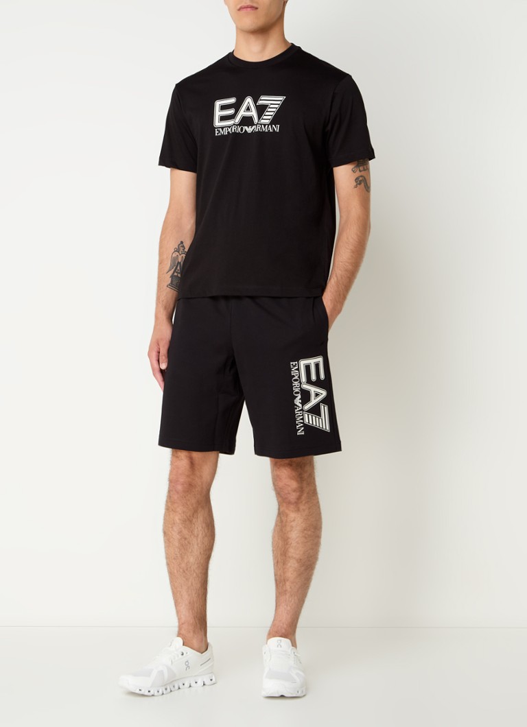 Pantaloni de trening cu logo Emporio Armani