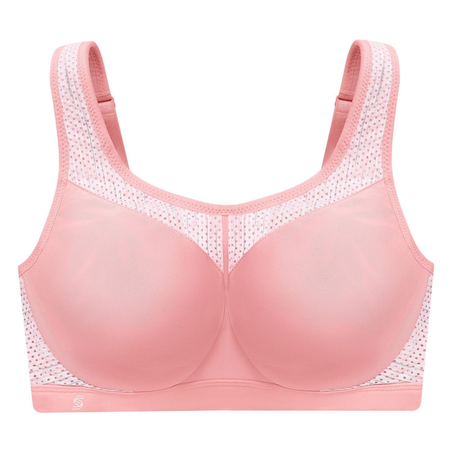 Nahtloser Sport-BH für hohe Belastung - Sanftes Pink