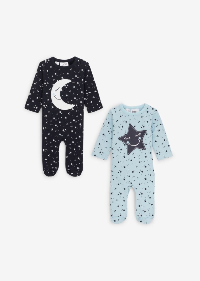 Baby Schlafstrampler (2er Pack)