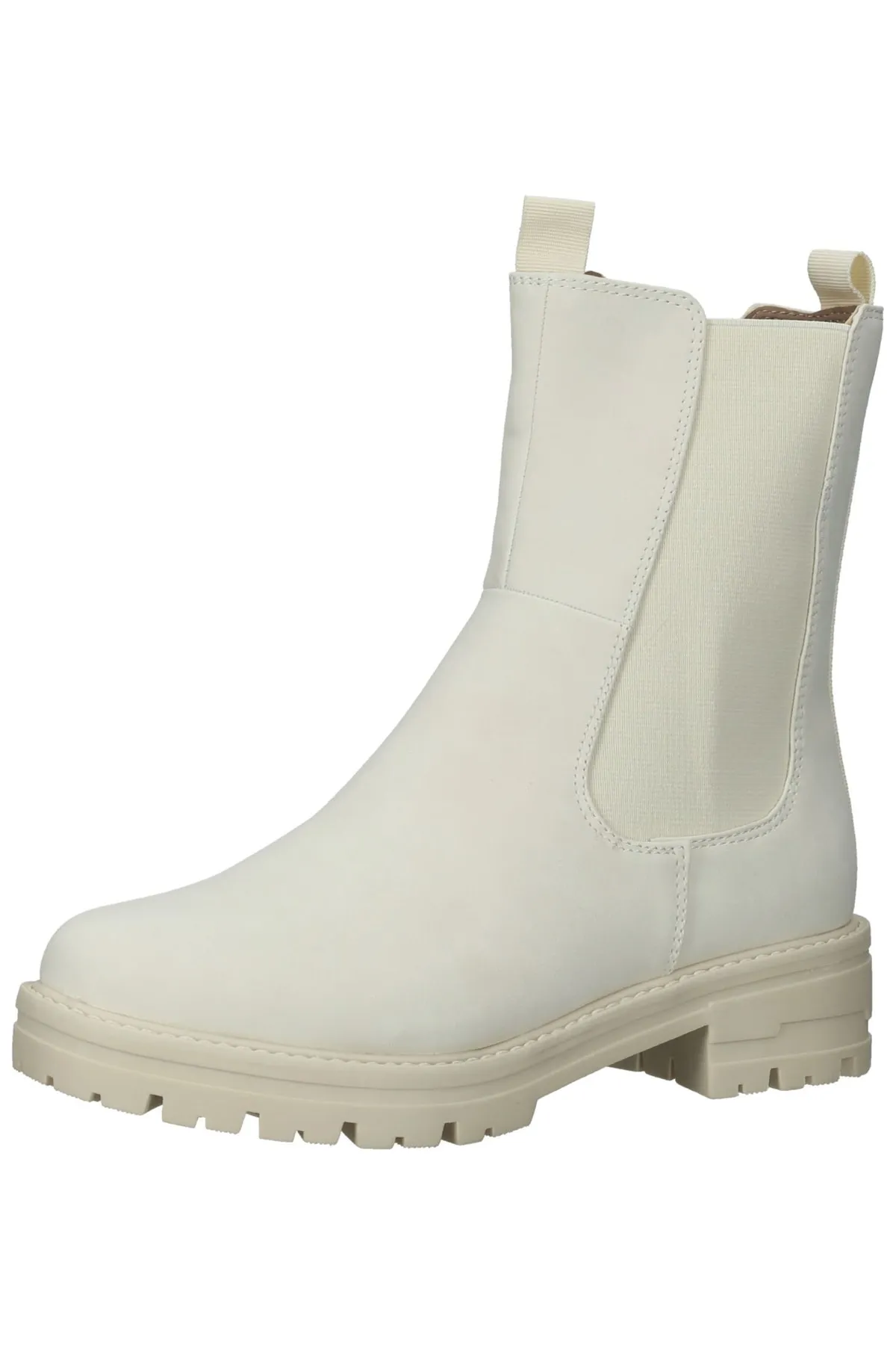 Jana  Stiefelette - Beige - Blockabsatz