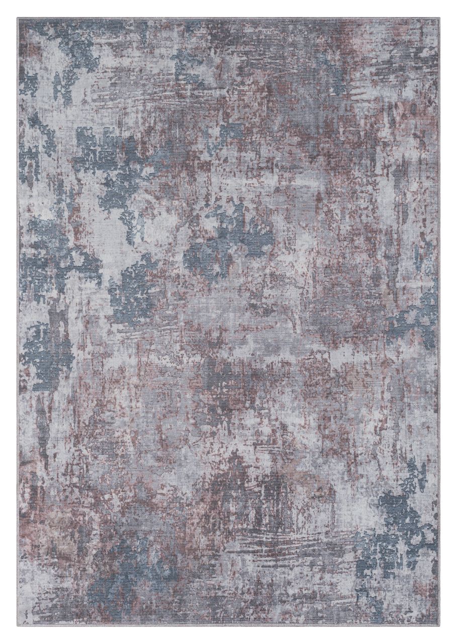 MyFlair Teppich Olivia, 160cm x 230cm, Farbe grau/blau/braun Mix, rechteckig