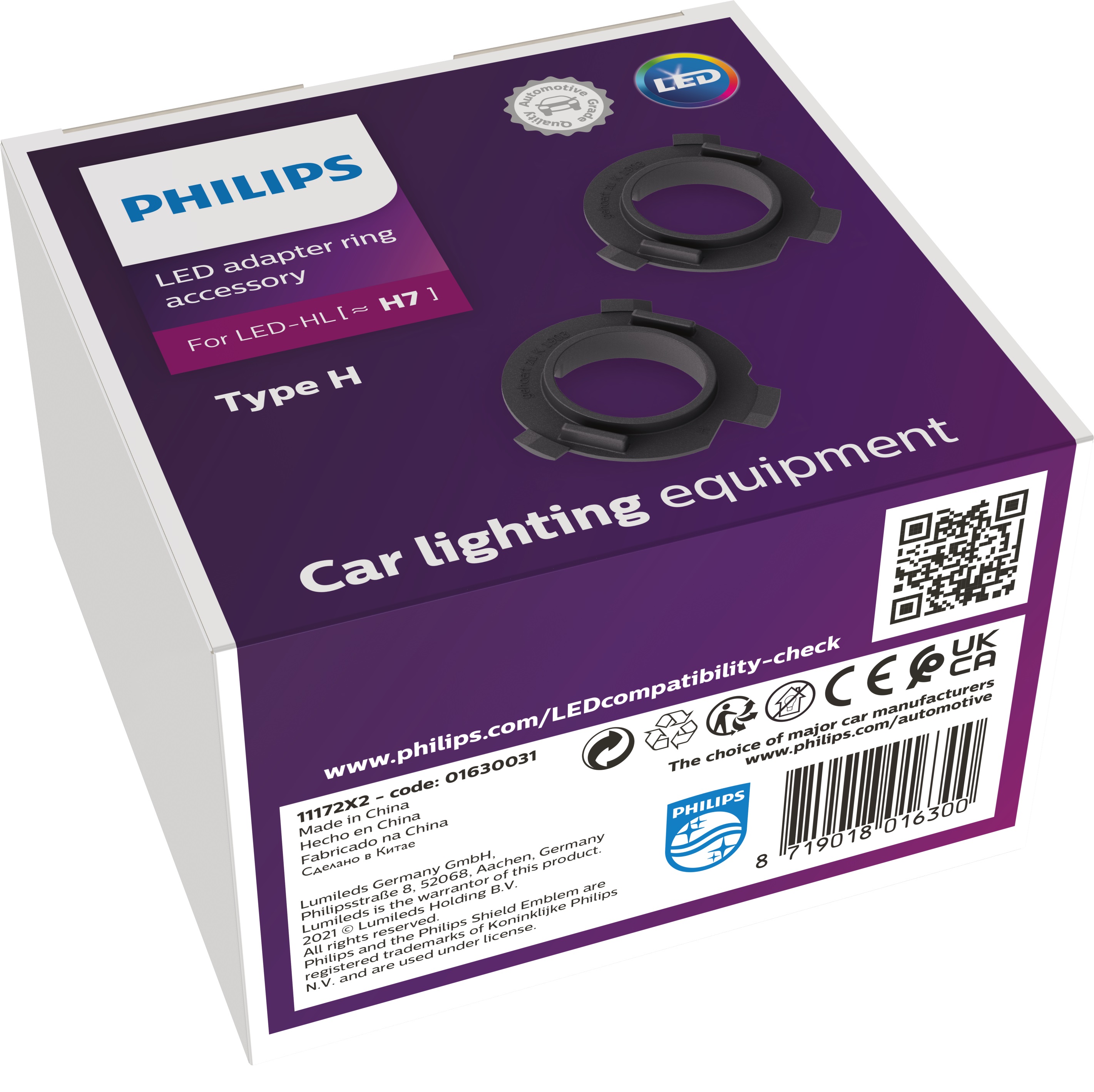 Philips Adapter-Ring H7-LED Typ H - ATU