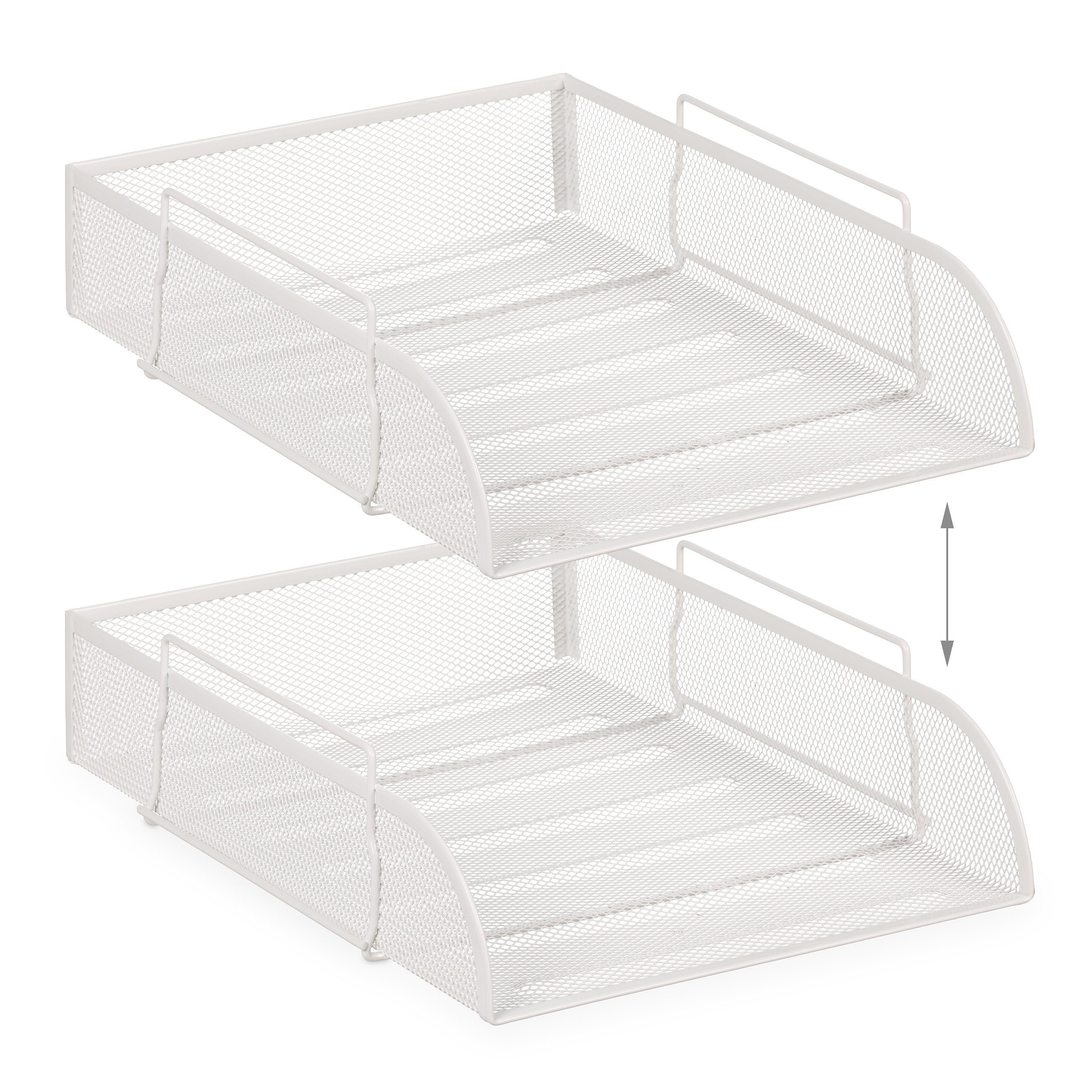 relaxdays Schreibtischaufsatz Schreibtisch Organizer Set 7-teilig
