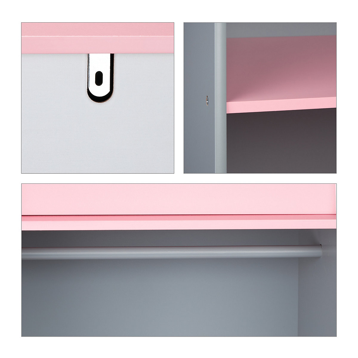 Kindergarderobe mit Fächern