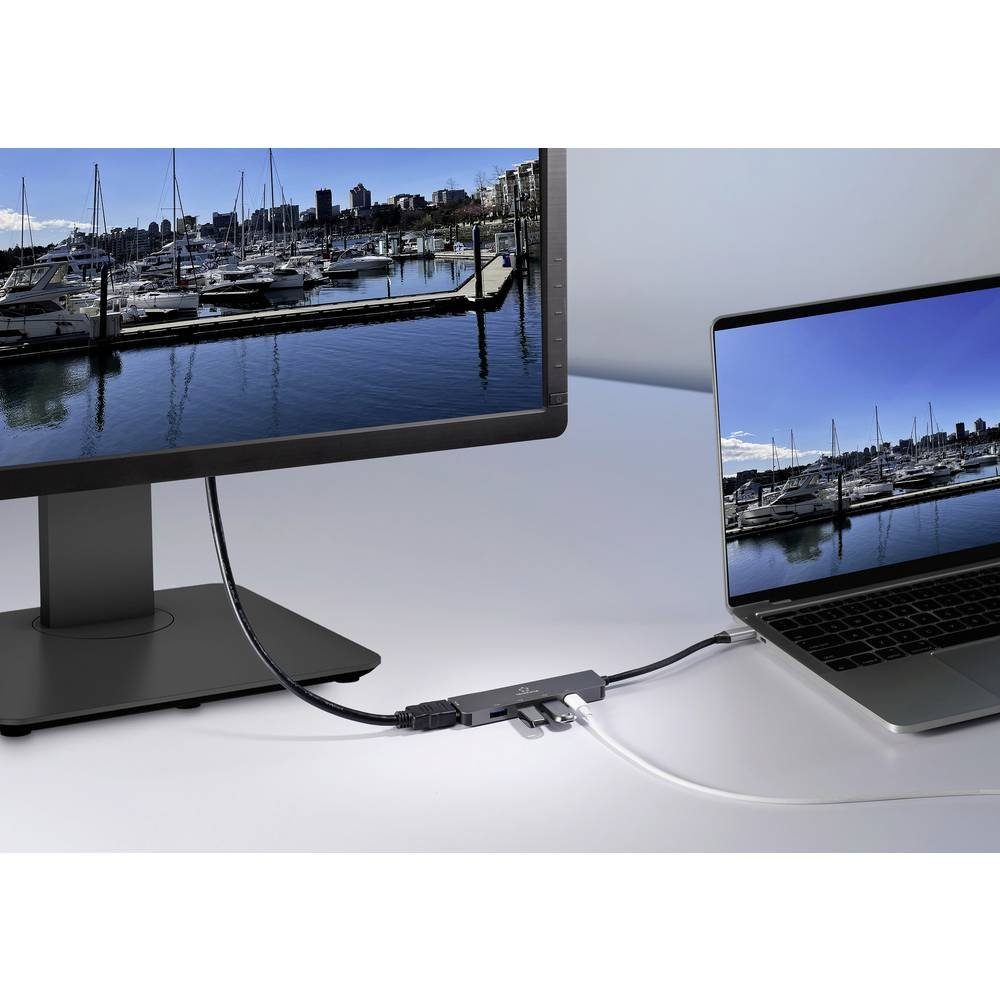Renkforce Laptop-Dockingstation USB-C® Dockingstation, USB-C® Power Delivery