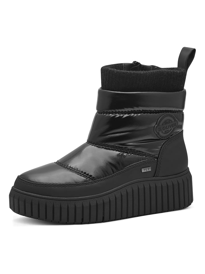 s.Oliver Winterboots in Schwarz günstig kaufen