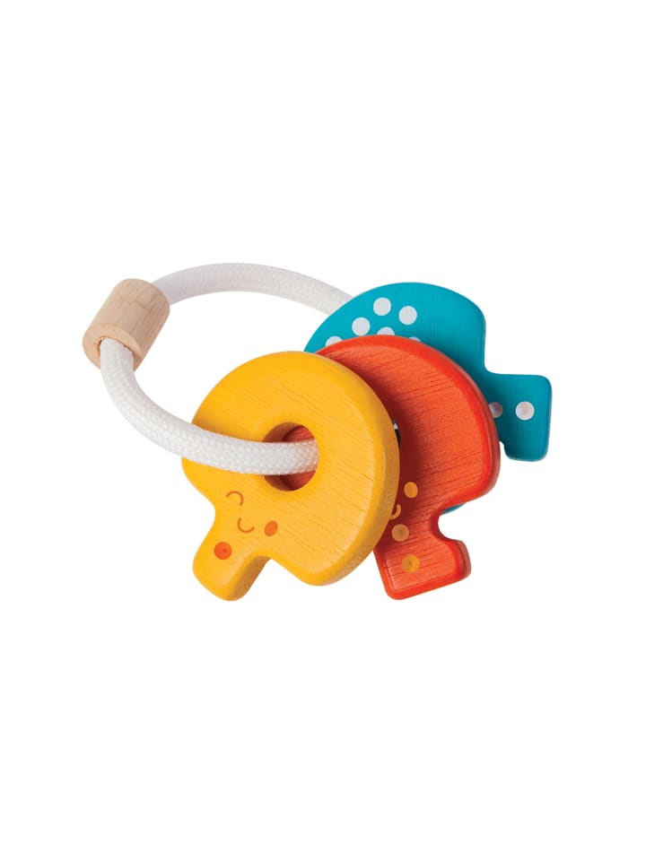 Plan Toys Rassel Babyschlüssel bunt ab 4 Monate günstig kaufen onesize