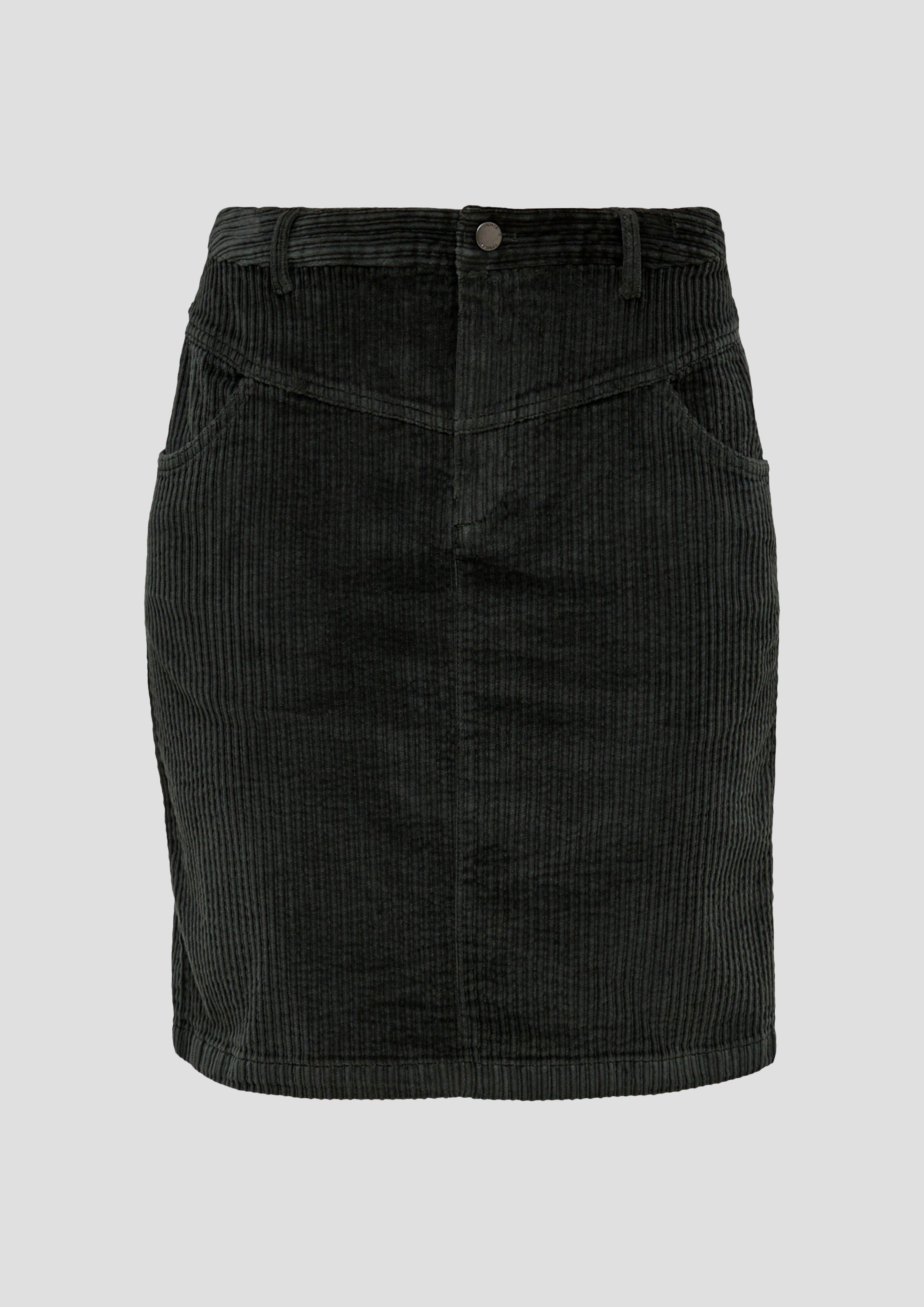 Cordrock aus Baumwollstretch  2136272-7909