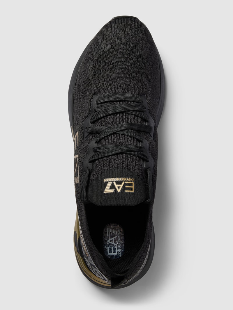 Sneaker mit Label-Details Modell 'CRUSHER' in schwarz