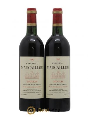 Château Maucaillou  1985 - Lot de 2 Bouteilles