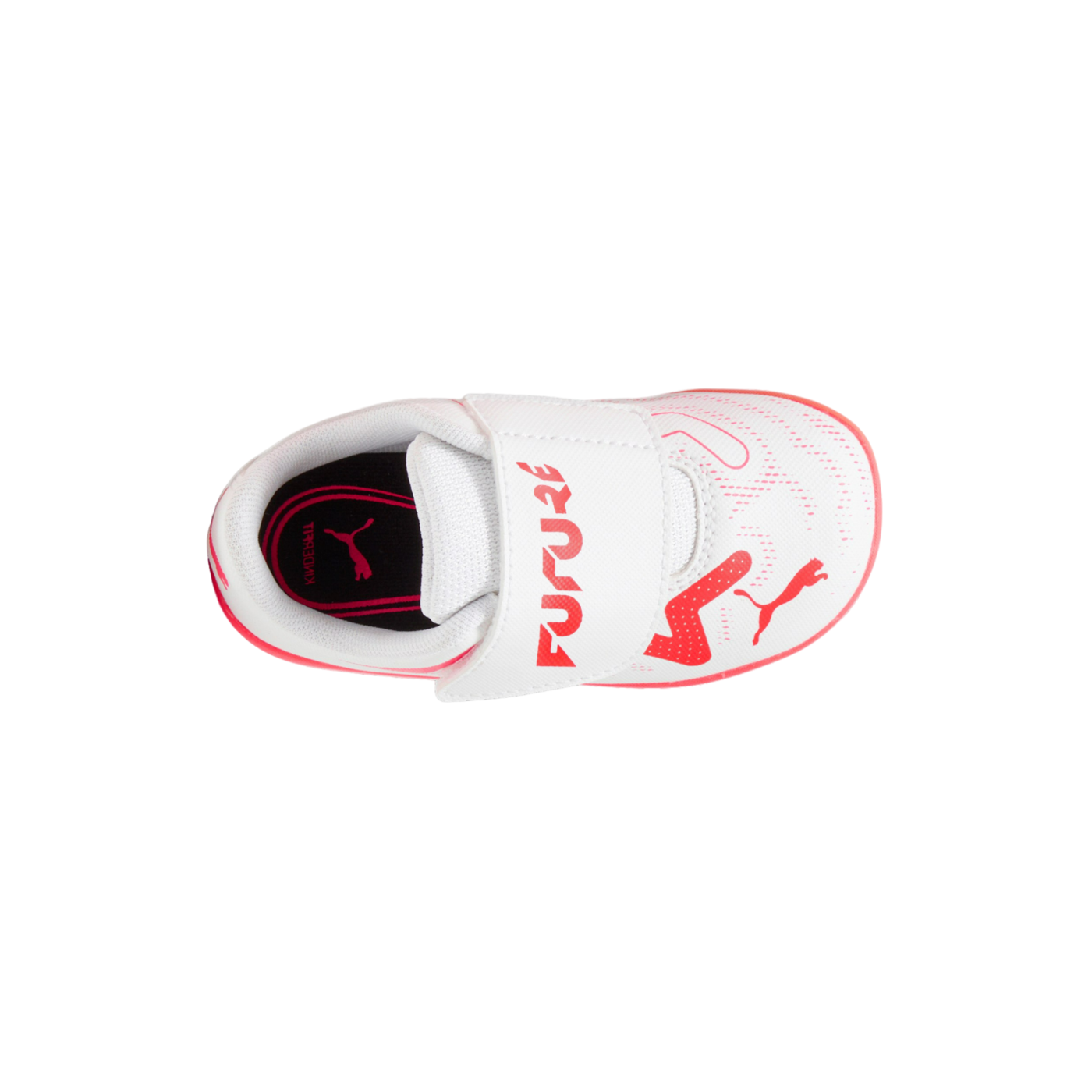PUMA FUTURE Play TT V Baby Kids Weiss Rot F01