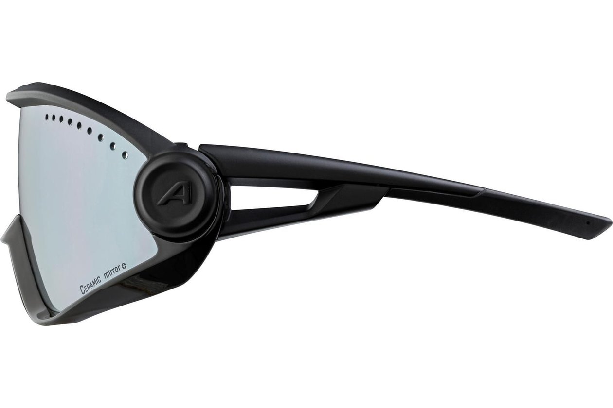 Alpina 5W1NG all black matt / black mirror lens