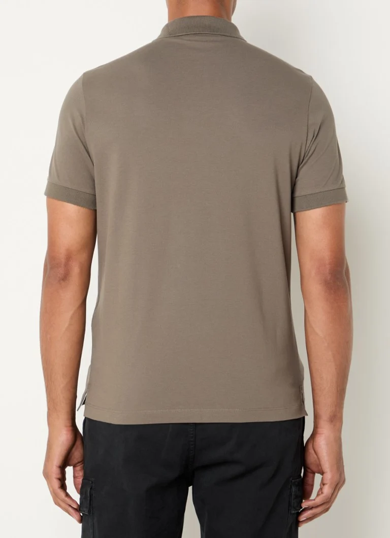 Πόλο μπλουζάκι Stone Island 2SC17 με λογότυπο, βαμβακερό, πικέ