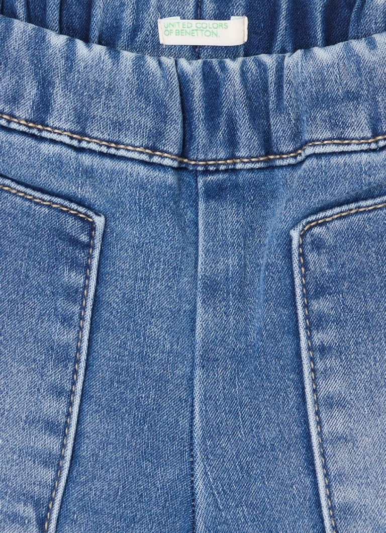 Benetton Tapered jeans with patch pockets