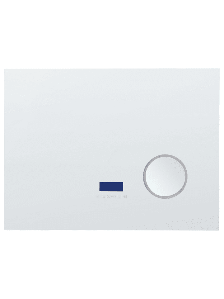 Beliani Badezimmerspiegel MONTARON in Silber - (W) 80 x (H) 60 x (L) 4 cm günstig kaufen onesize
