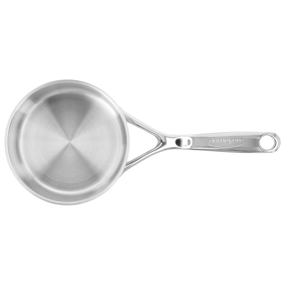Stieltopf ohne Deckel 14 cm, 18/10 Edelstahl, Silber