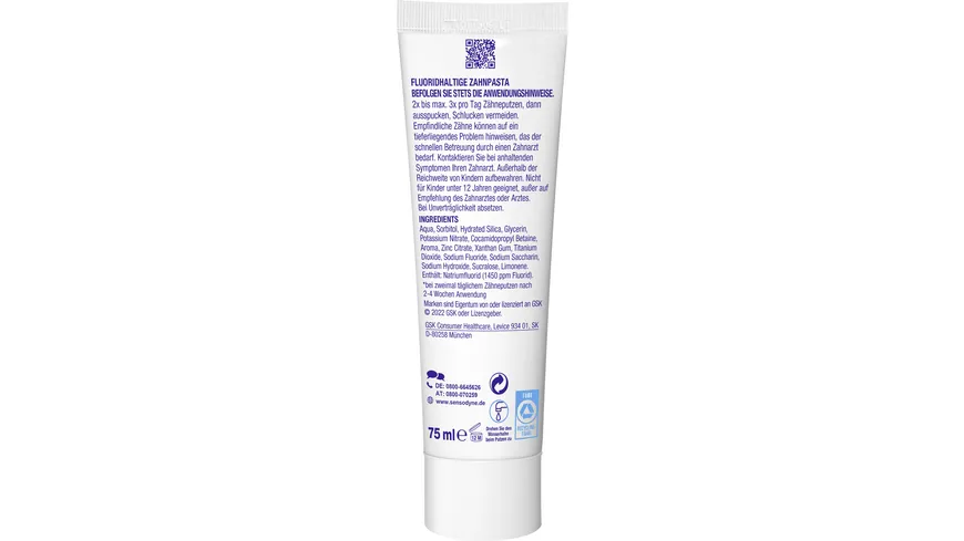 Sensodyne MultiCare Zahnfleischschutz Zahncreme 75ml 75 ml