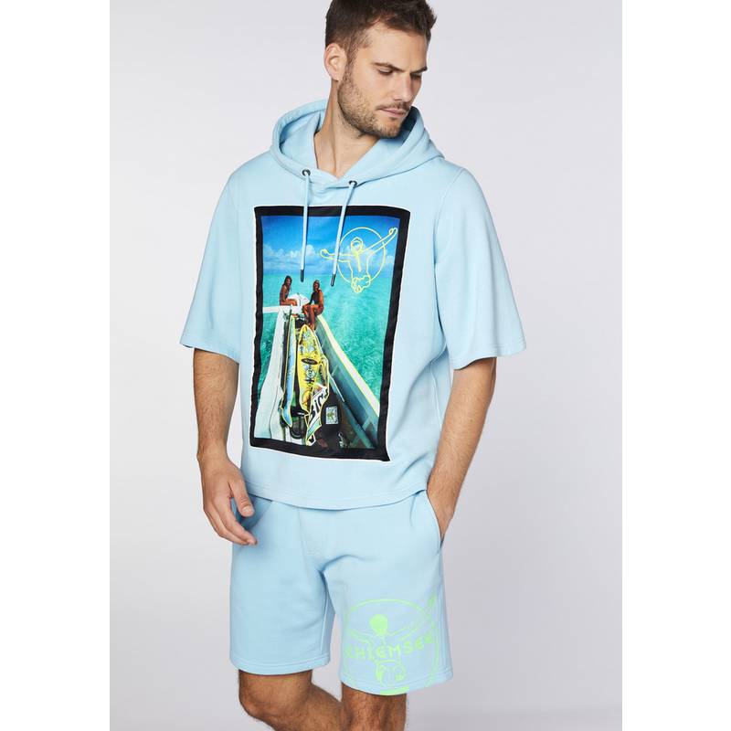 Chiemsee Kurzarm-Hoodie Sweatshirt Herren