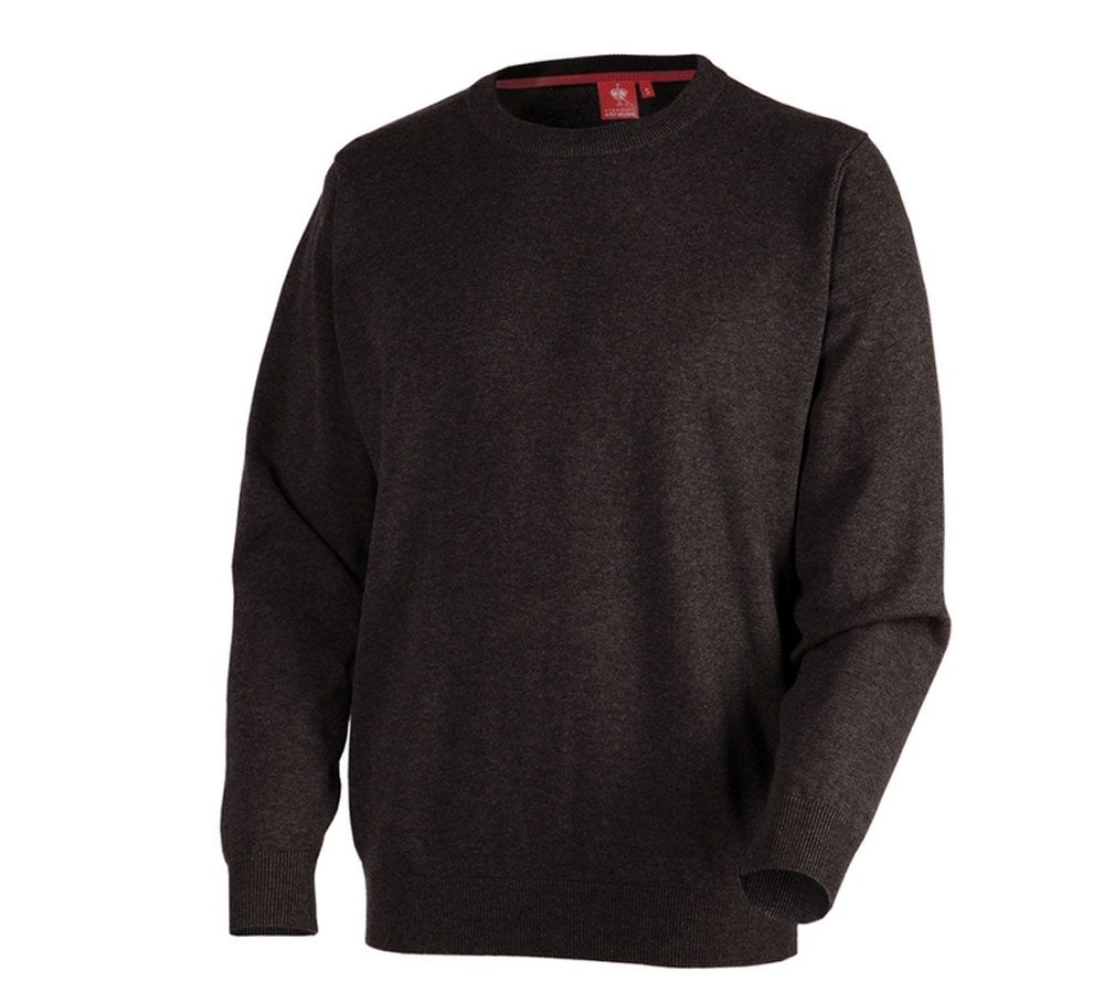 e.s. Strickpullover, rundhals