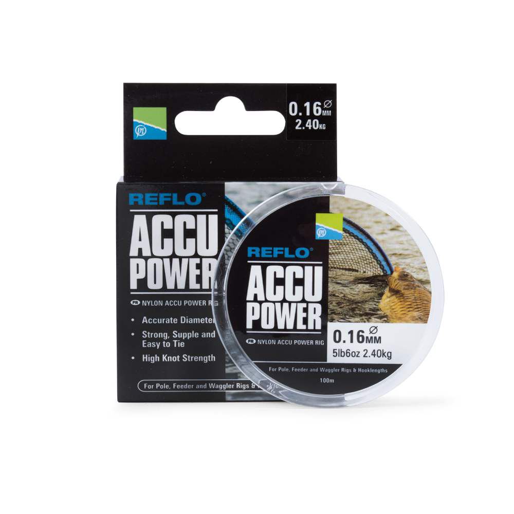 Preston Accupower Reflo nylonspole 100m