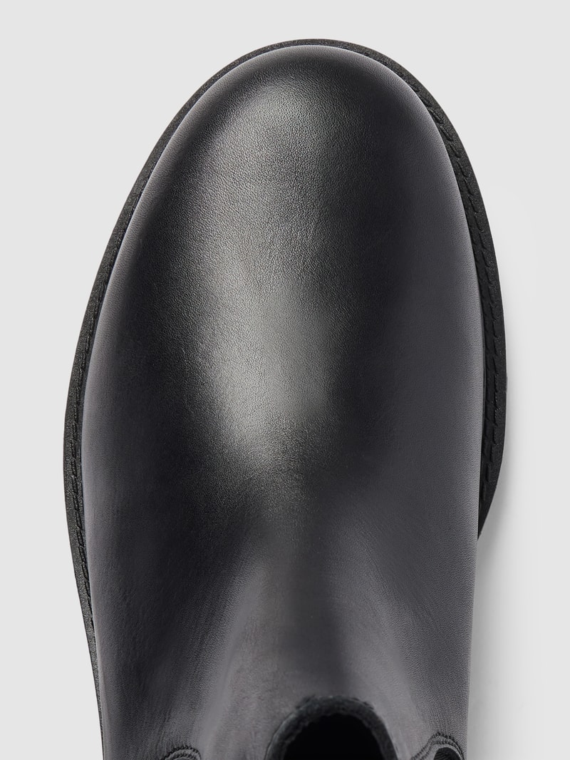 Chelsea Boots mit Label-Detail Modell 'NAPA LEATHER' in schwarz