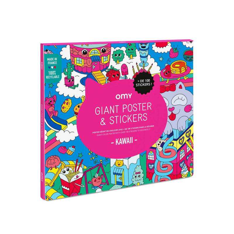 Poster et stickers, Kawaii - OMY