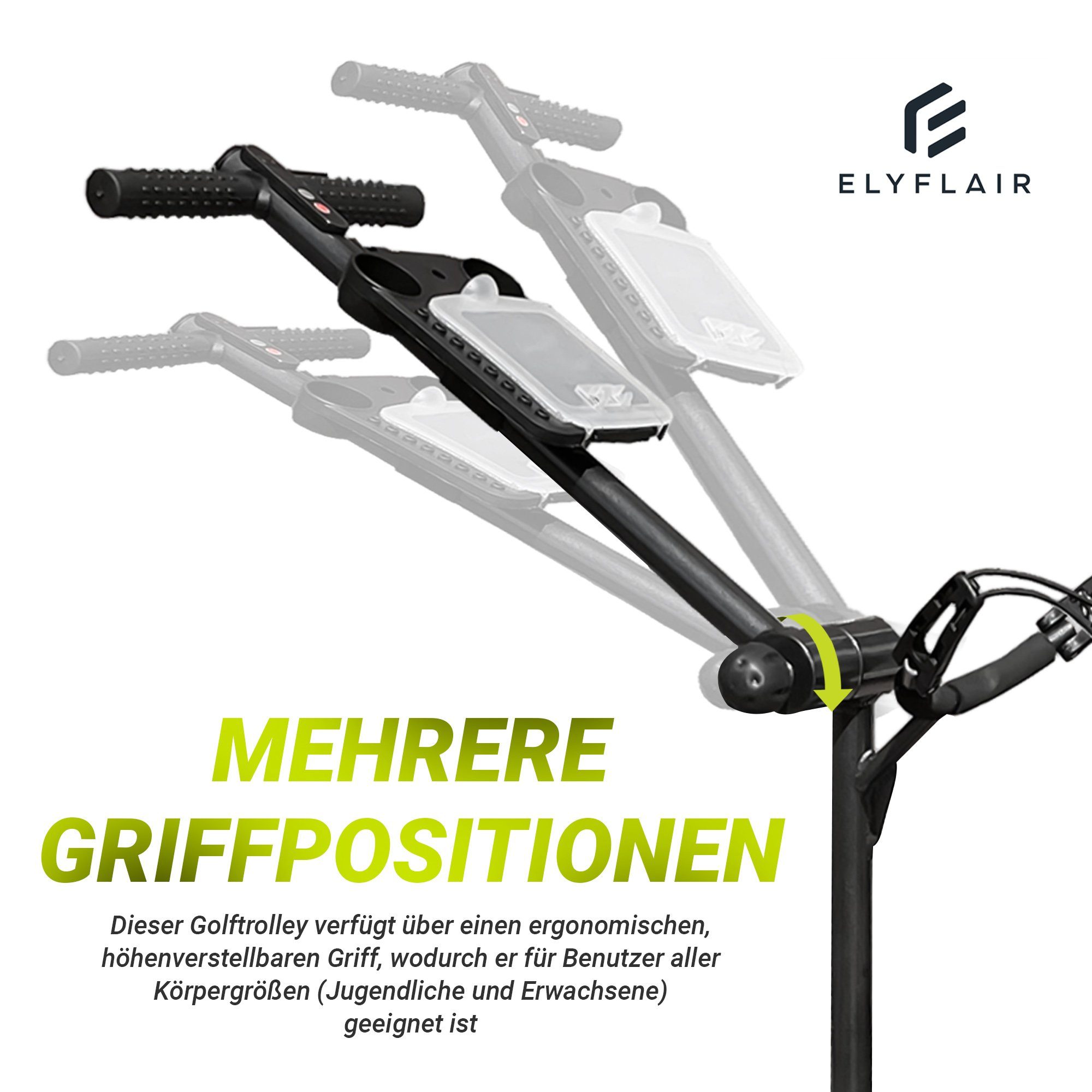 ELYFLAIR Golftrolley ELYFLAIR® Elektrischer Golftrolley