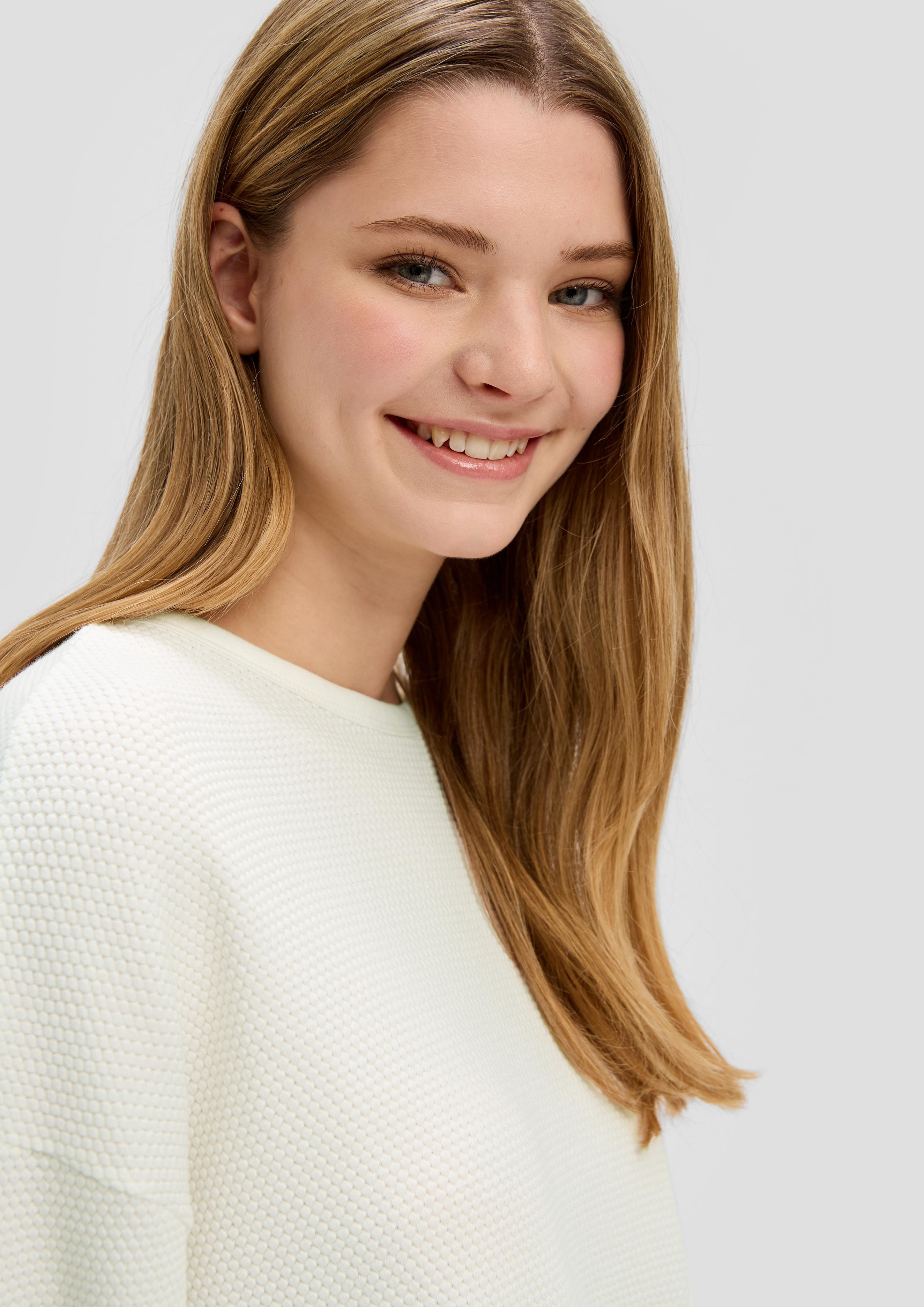 Shirt mit Waffelpiqué-Struktur  2147730-0200