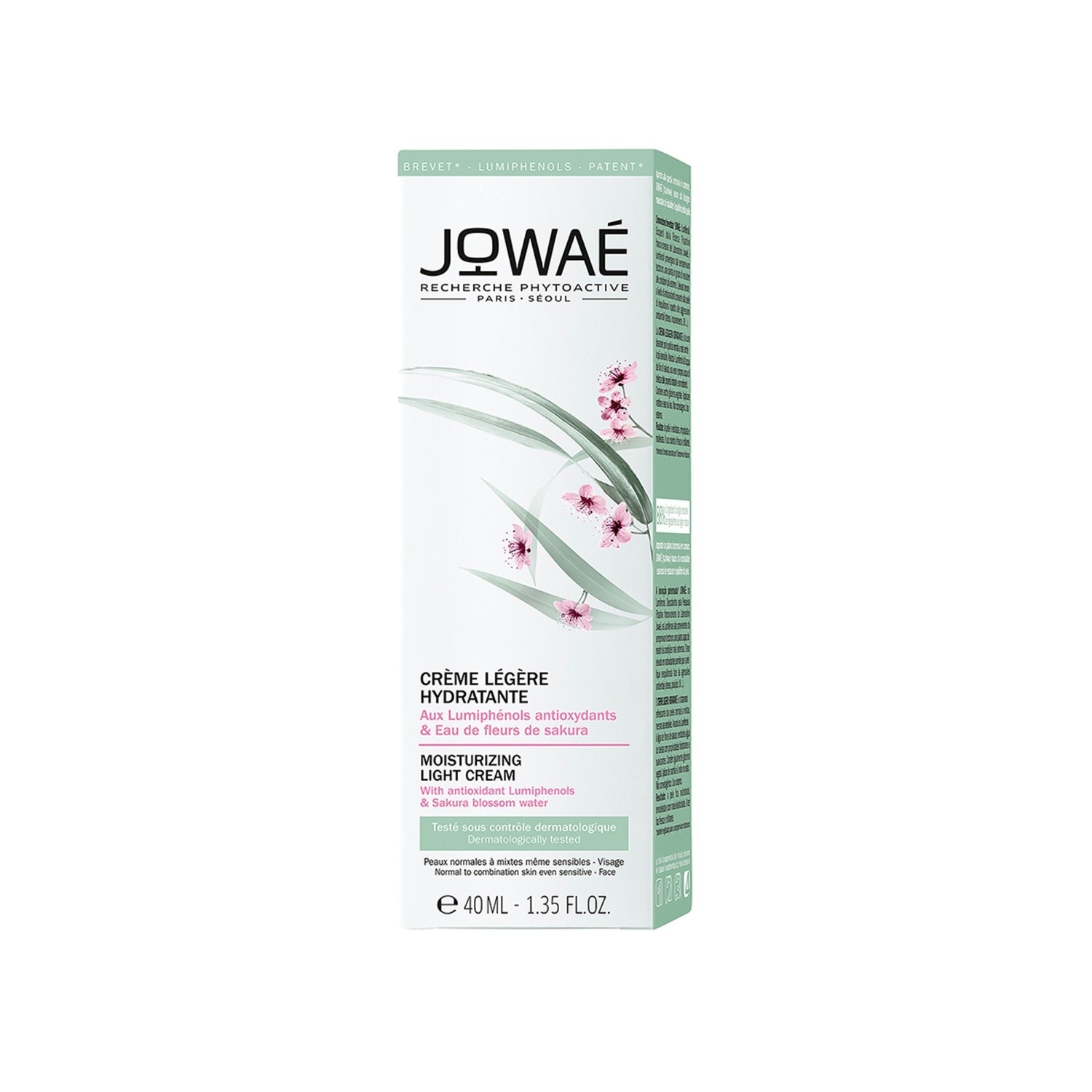 Jowaè Light Moisturizing Cream with Sakura Flower Water