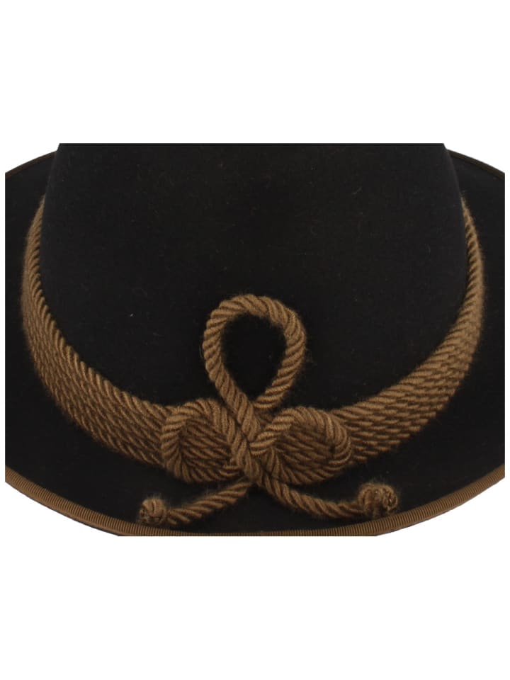 Hutmacher Zapf Trachtenhut in schwarz günstig kaufen 55