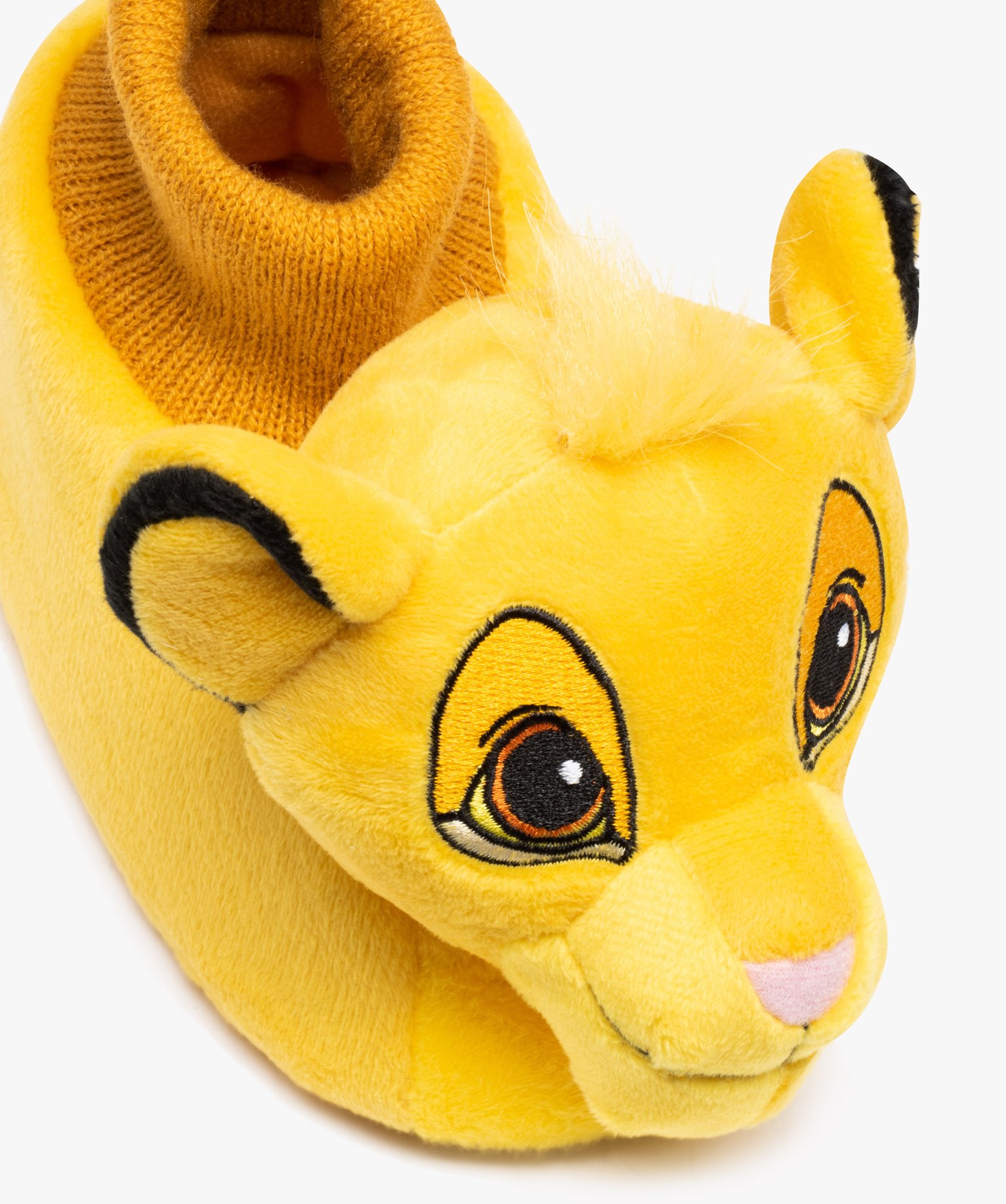 Chaussons fille en volume Nala - Roi Lion jaune | GEMO