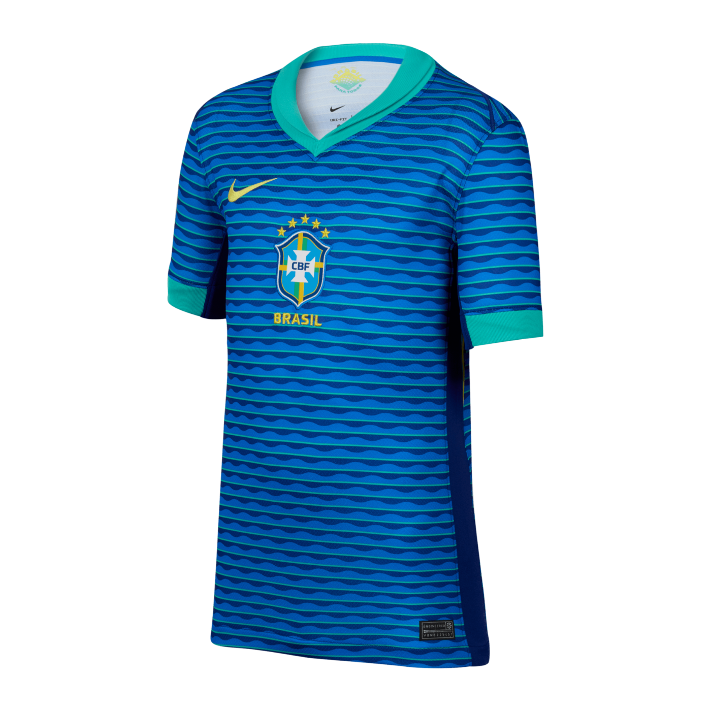 Nike Brasilien Trikot Away 2024 Kids Blau F458