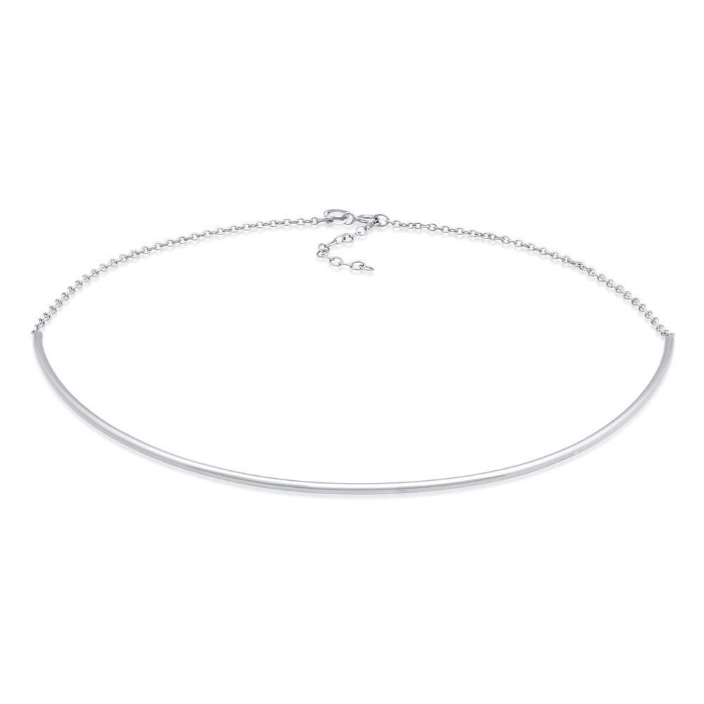 Elli PREMIUM Elli PREMIUM Collier Choker pour femme de base tendance en argent sterling 925 Bijoux