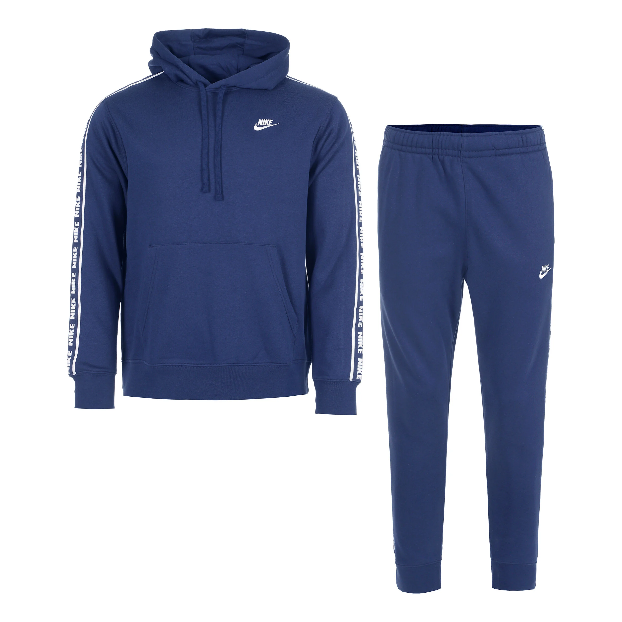 Club Fleece GX Trainingsanzug Herren - Dunkelblau, Weiß
