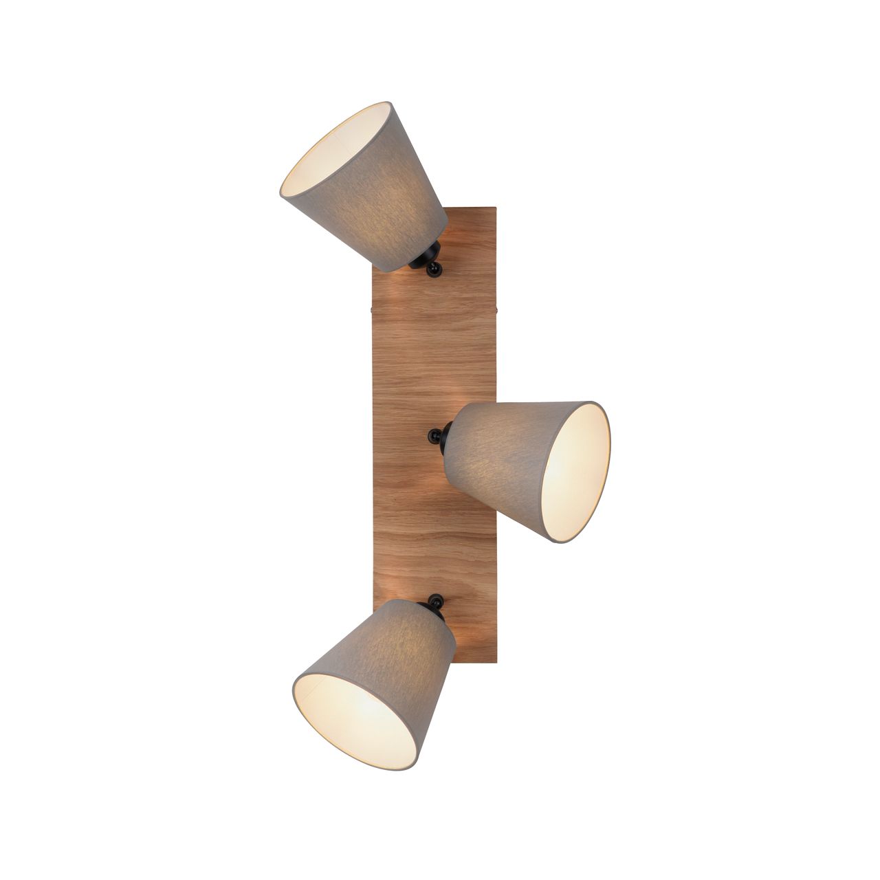 JUST LIGHT Deckenleuchte GREEN MICHEL, 3x E27/40Watt max., Holz-natur