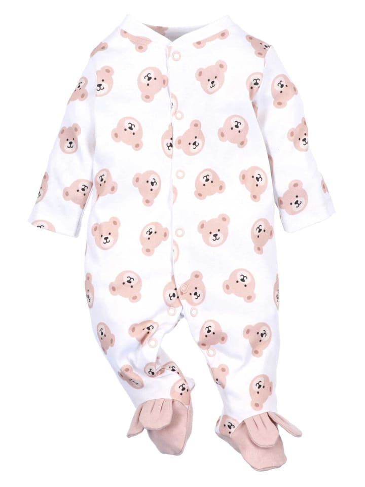 Nini Strampler Teddy in weiß günstig kaufen