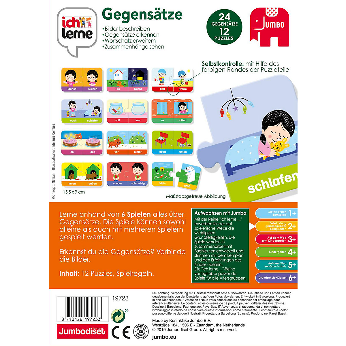 ich lerne - Gegensätze
