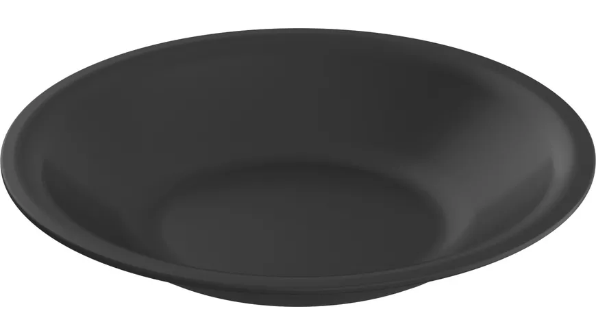 rotho Teller CARUBA tief holzkohle