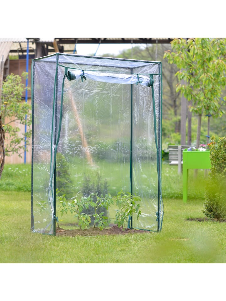relaxdays Tomatengewächshaus in Transparent - (B)100 x (H)150 x (T)50 cm günstig kaufen onesize
