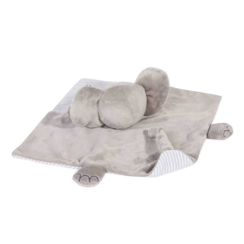 Doudou Eléphant fausse fourrure et jersey mixte Absorba