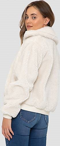Threadbare Fellimitatjacke