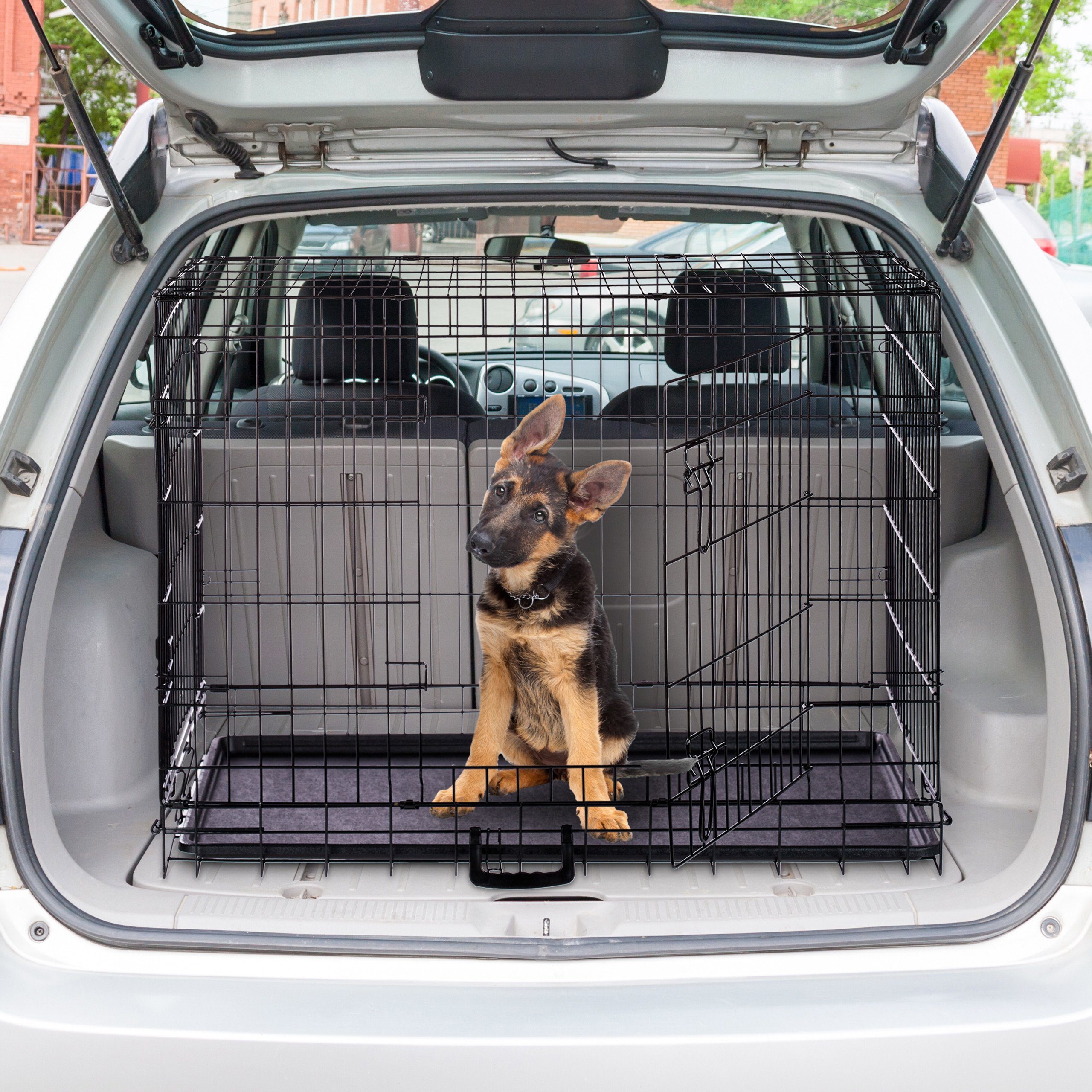 relaxdays Hundekäfig Faltbarer Hundekäfig Größe S-XXXL, S