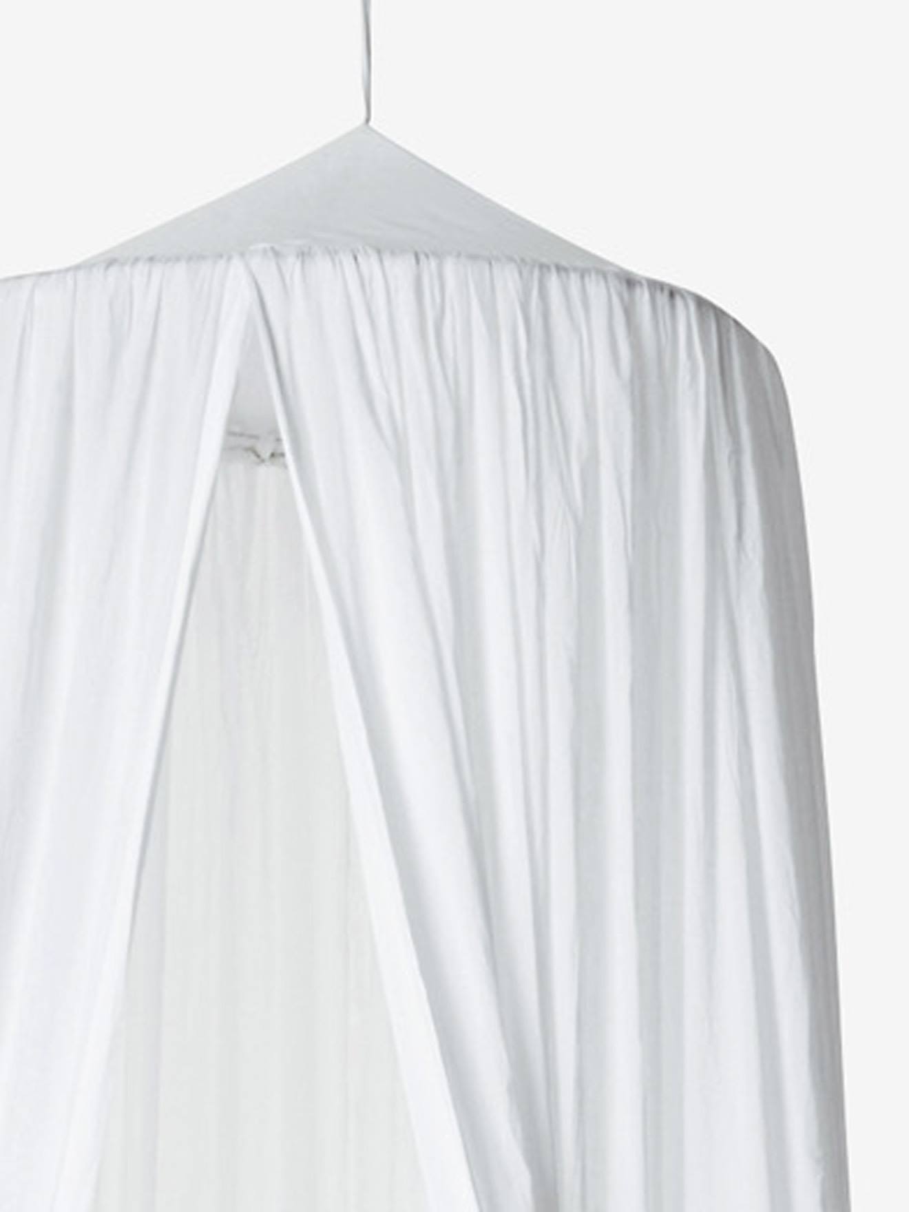 Ciel de lit Cocoon blanc