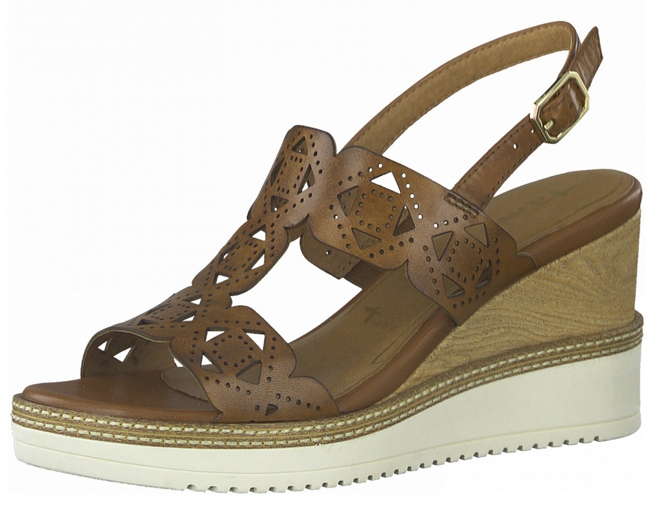 TAMARIS Komfort Sandalen braun