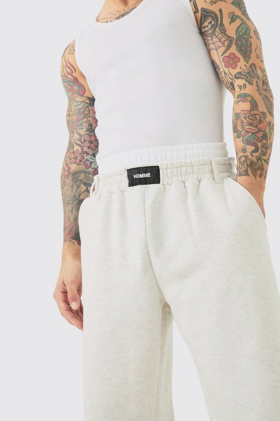 Lockere Jogginghose mit doppeltem Bund