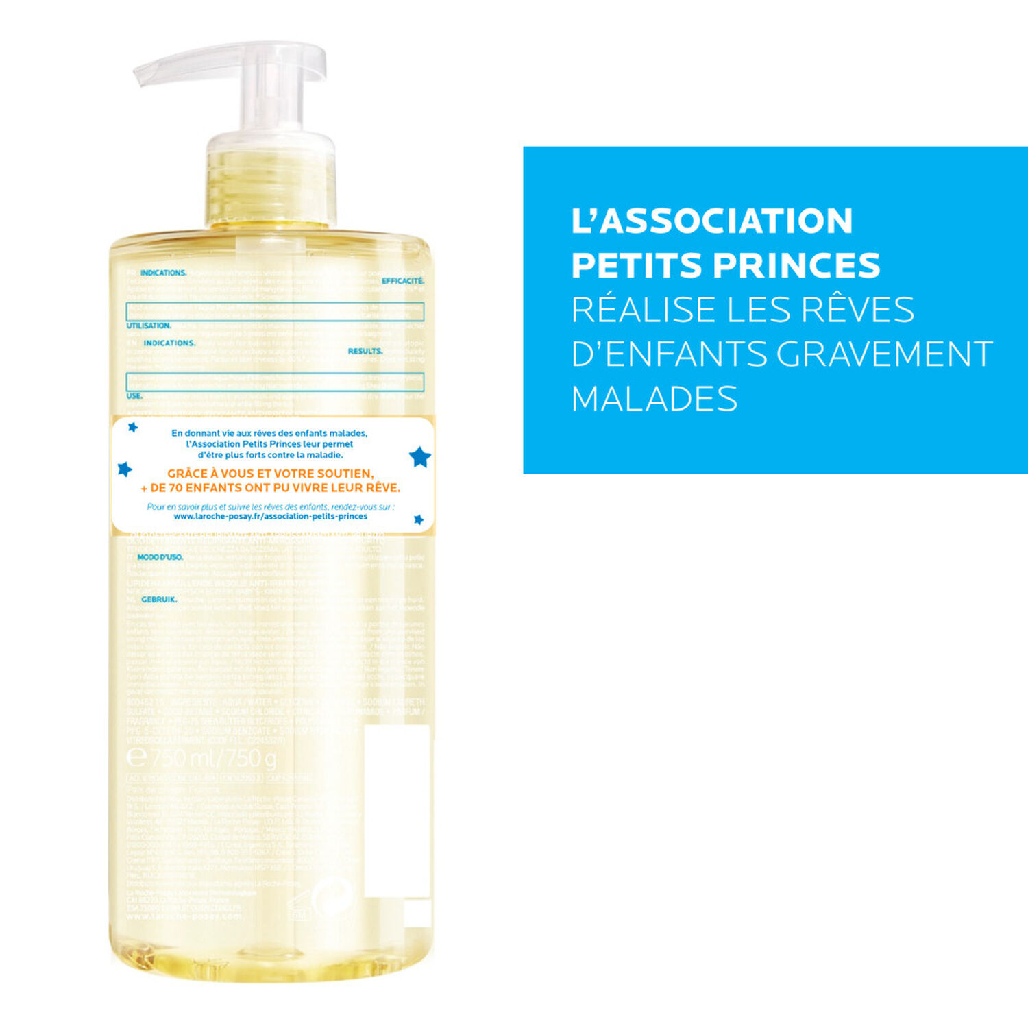 la roche-posay Lipikar AP+ Huile Lavante Relipidante, Anti-Irritation, Anti-Grattage