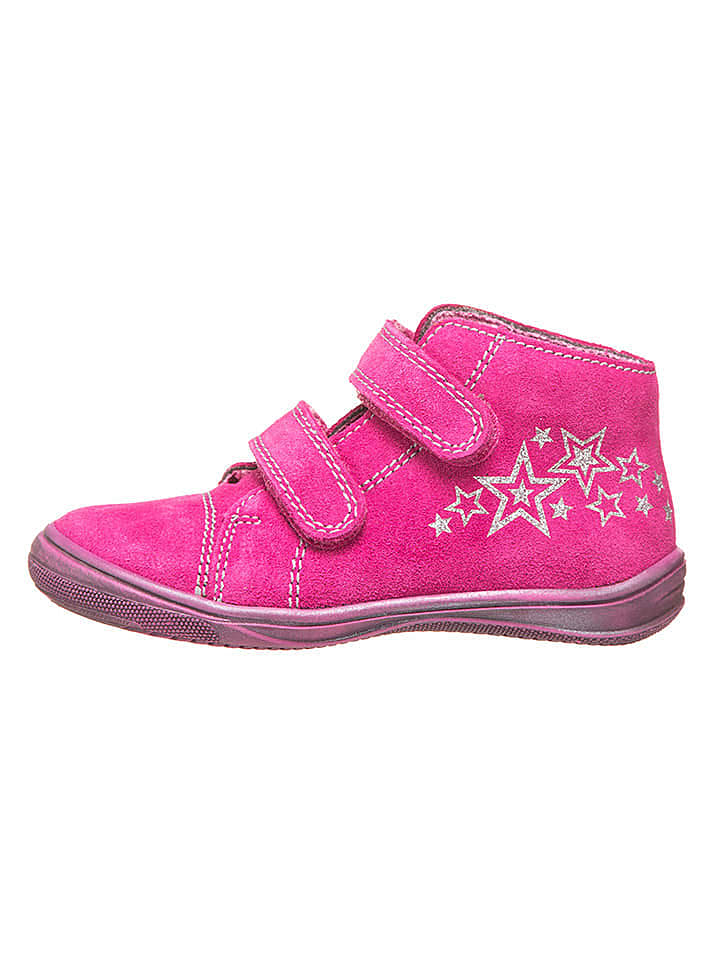 Richter Shoes Leder-Sneakers in Pink/ Silber günstig kaufen 22