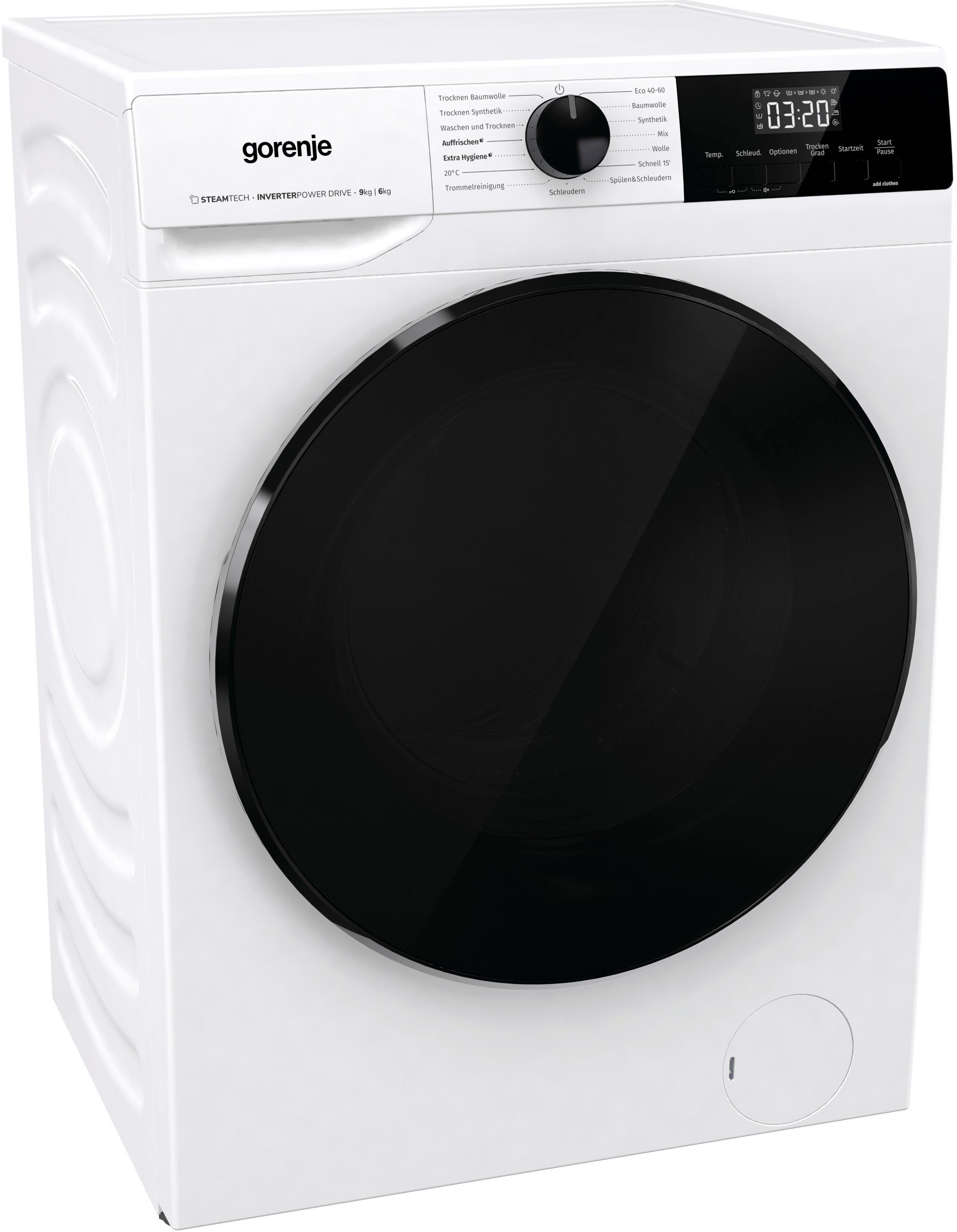 GORENJE Waschtrockner WD2A 964 ADPS/DE, 9 kg, 6 kg, 1400 U/min