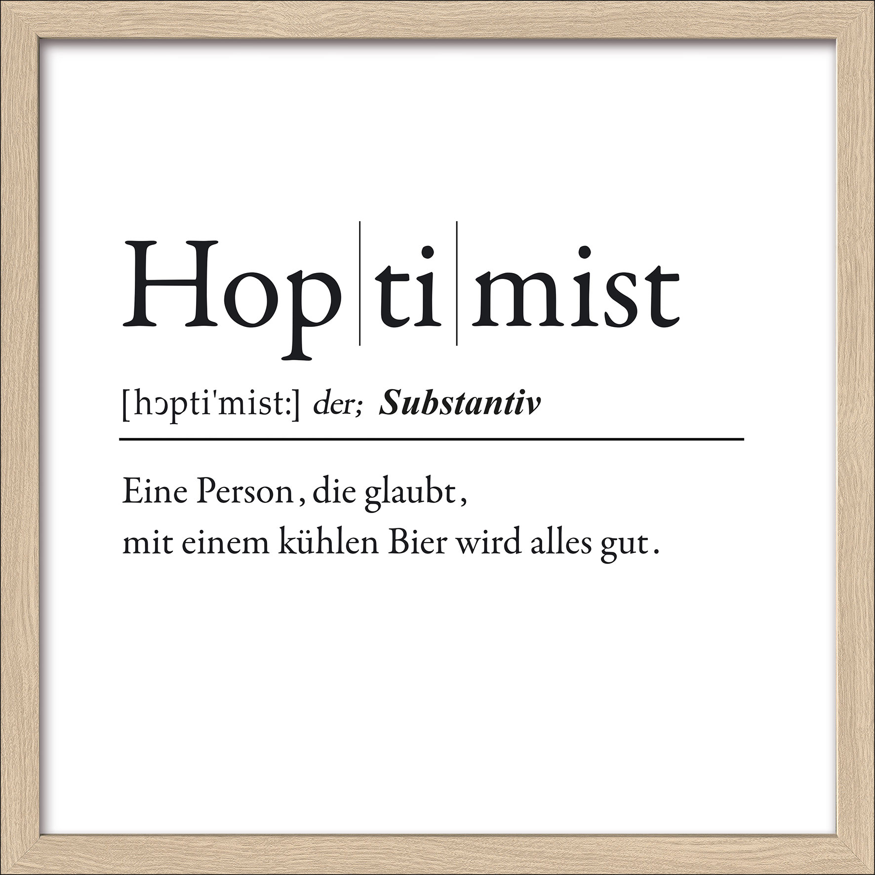 Pro ArtKunstdruck gerahmt 32,5x32,5cm