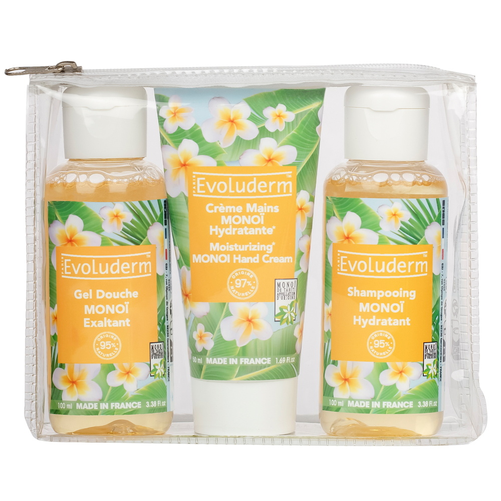 evoluderm Trousse Voyage Évasion Monoï Trousse